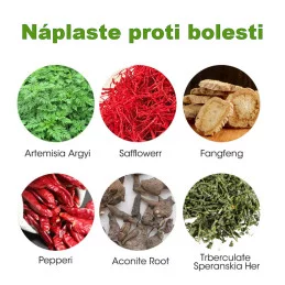 Prírodná náplasť na boľavú krčnú chrbticu a rameno