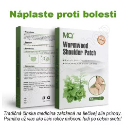 Prírodná náplasť na boľavú krčnú chrbticu a rameno