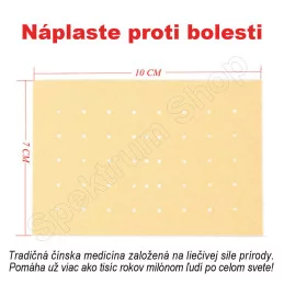 Prírodná náplasť na úľavu od bolesti - Pálivá chilli paprika - samozhrievacia 1 ks