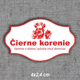 Etikety na koreničky 38