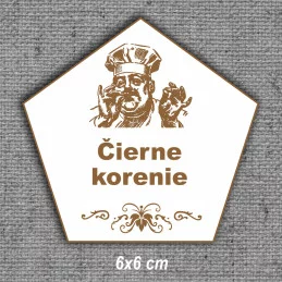 Etikety na koreničky 70