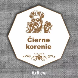 Etikety na koreničky 75