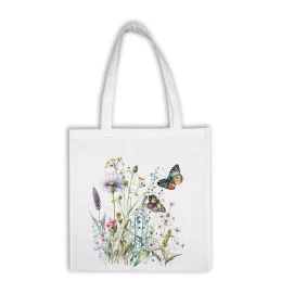 Bavlnená taška - Kvety 28