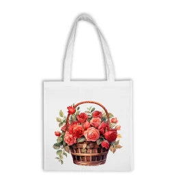 Bavlnená taška - Kvety 35