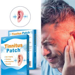 Prírodná náplasť na pomoc pri hučaní, pískaní, zvonení, šeleste, či bolesti v ušiach /TINNITUS/