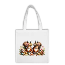 Bavlnená taška VEVERIČKA h