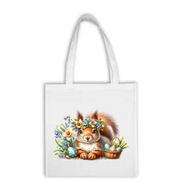 Bavlnená taška VEVERIČKA l